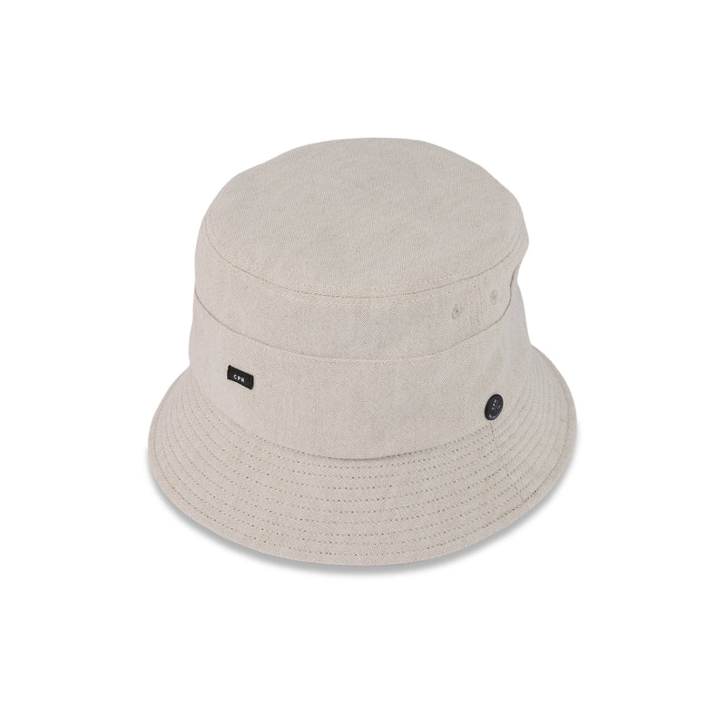 CPH 575PL ポリエステル リネン キャスケット / ECRU ハット | 帽子通販｜CPH(シーピーエイチ）SWITCHED BUCKET HAT / LINEN