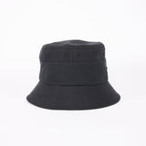 SWITCHED BUCKET HAT / LINEN & POLY / BLACK