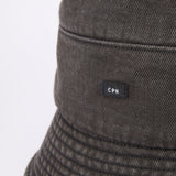 SWICHED BUCKET HAT / FADE DENIM / BLACK