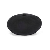 BASQUE CASQUETTE / FULLED WOOL / BLACK