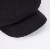 BASQUE CASQUETTE / FULLED WOOL / BLACK