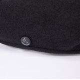 BASQUE CASQUETTE / FULLED WOOL / BLACK