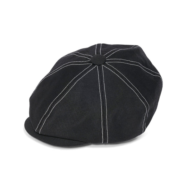 575DP CASQUETTE/ DECK PIQUE / BLACK(WHITE STITCH)