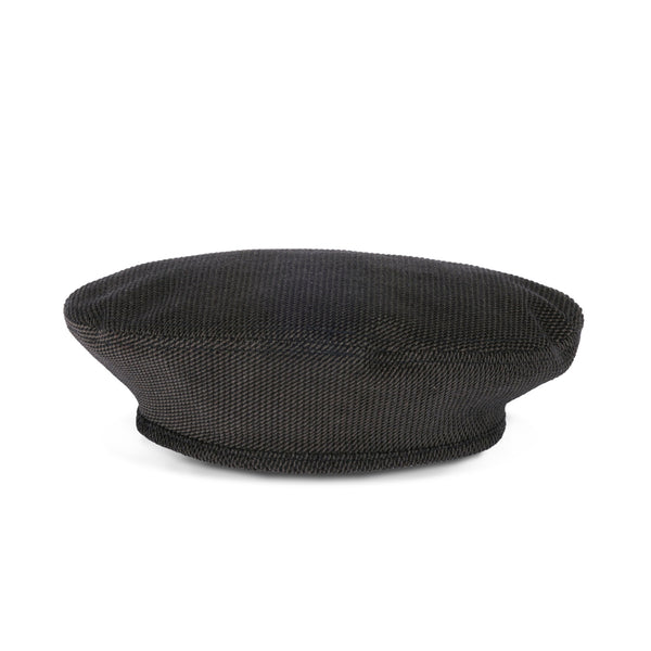 FLAT BERET / PRINTED CODE / BLACK