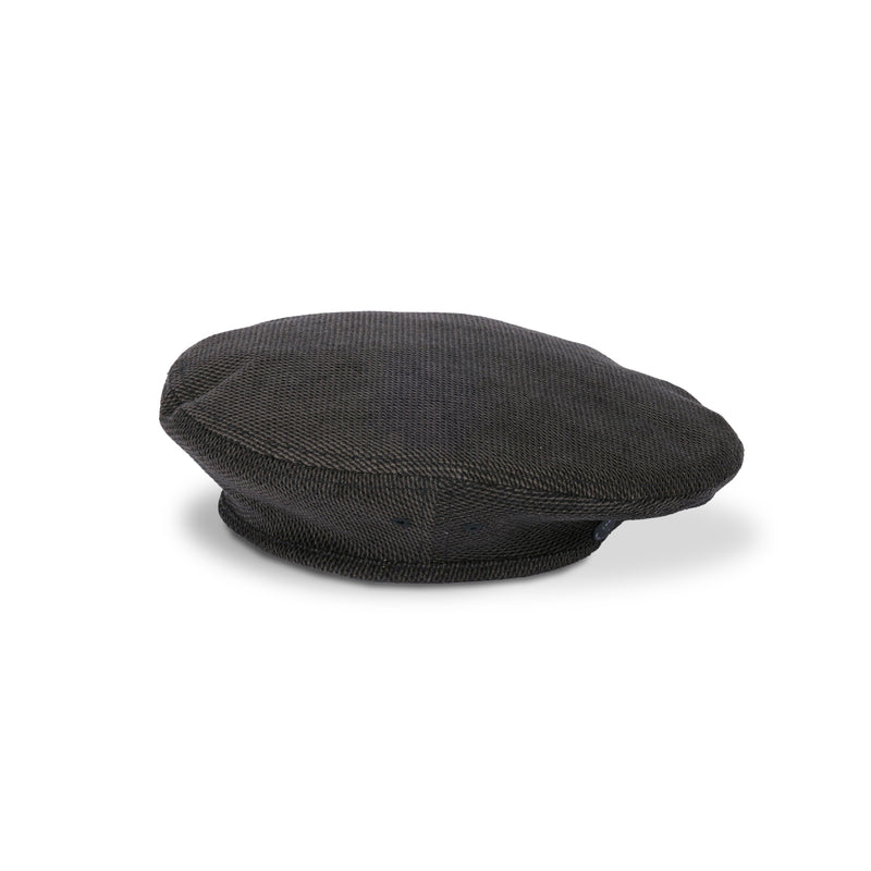 FLAT BERET / PRINTED CODE / BLACK