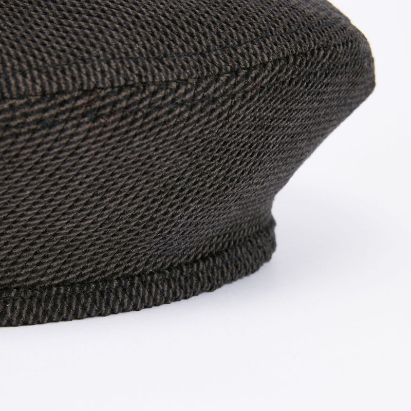 FLAT BERET / PRINTED CODE / BLACK