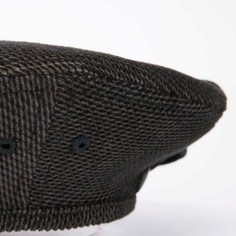 FLAT BERET / PRINTED CODE / BLACK