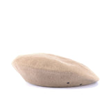 BERET / SOLID WOOL / BEIGE