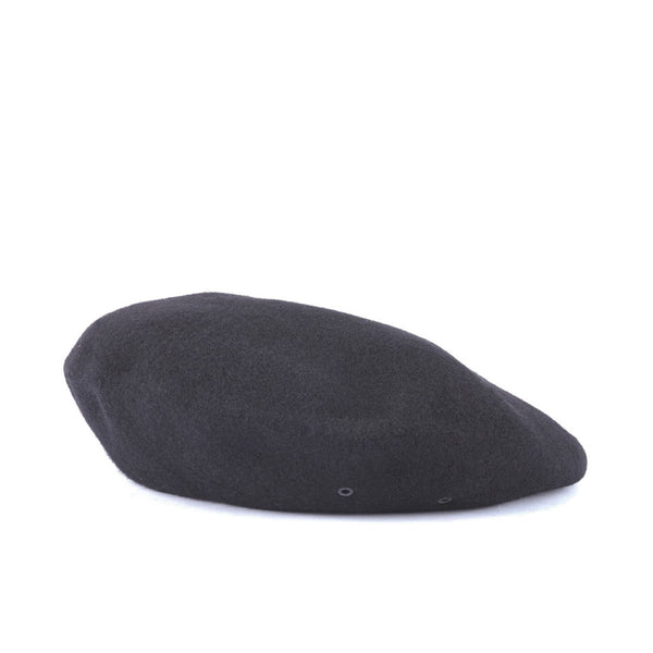 BERET / SOLID WOOL / BLACK
