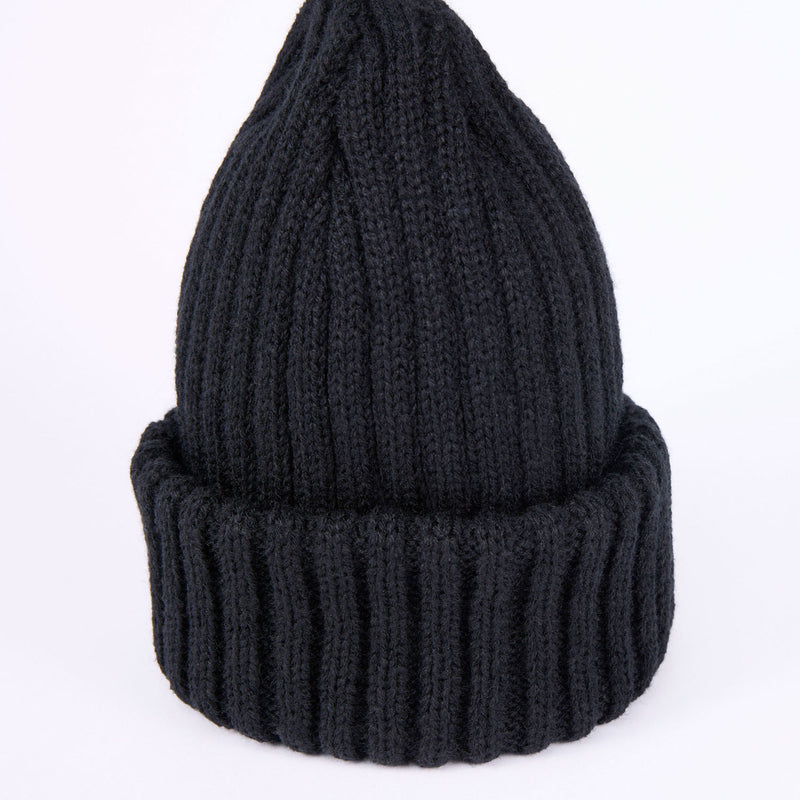 CUFF KNIT CAP / CORPILON / BLACK