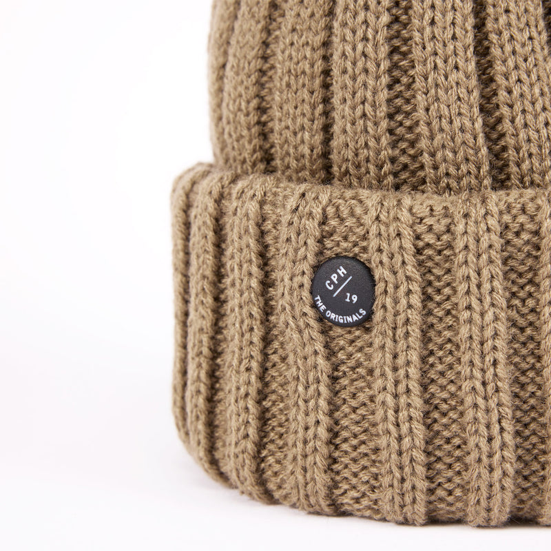CUFF KNIT CAP / CORPILON / BROWN