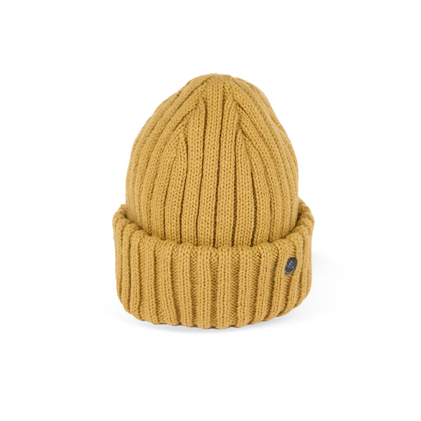CUFF KNIT CAP / CORPILON / MUSTARD
