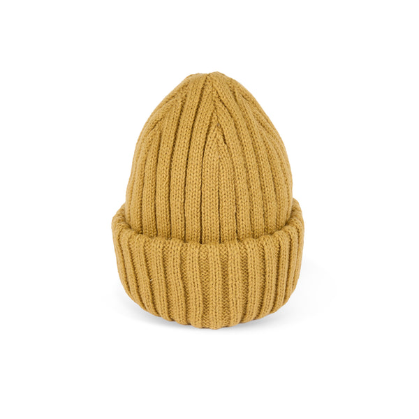 CUFF KNIT CAP / CORPILON / MUSTARD