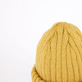 CUFF KNIT CAP / CORPILON / MUSTARD