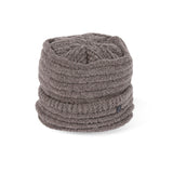 CUFF KNIT CAP / LOOP YARN / GRAY