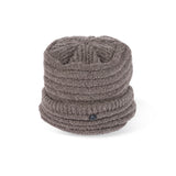 CUFF KNIT CAP / LOOP YARN / GRAY
