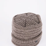 CUFF KNIT CAP / LOOP YARN / GRAY