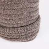 CUFF KNIT CAP / LOOP YARN / GRAY