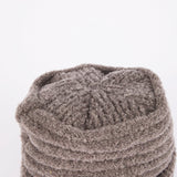 CUFF KNIT CAP / LOOP YARN / GRAY