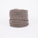 CUFF KNIT CAP / LOOP YARN / GRAY
