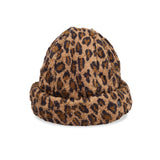 CUFF KNIT CAP / TOYPU / LEOPARD
