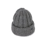 CUFF KNIT CAP / FAT WOOL / GRAY