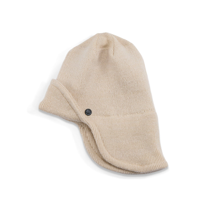 KNIT CAP / AVIATOR / IVORY