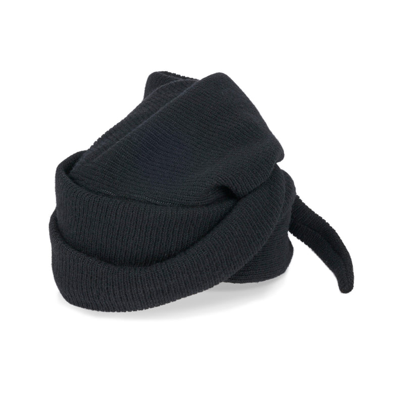 KNIT CAP / HEADWRAP / BLACK
