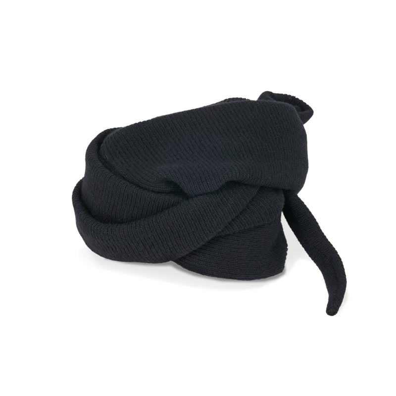 KNIT CAP / HEADWRAP / BLACK