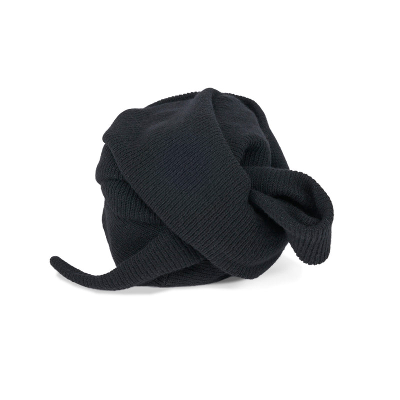 KNIT CAP / HEADWRAP / BLACK