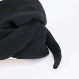 KNIT CAP / HEADWRAP / BLACK