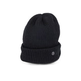 CUFF KNIT CAP / RIB KNIT / BLACK