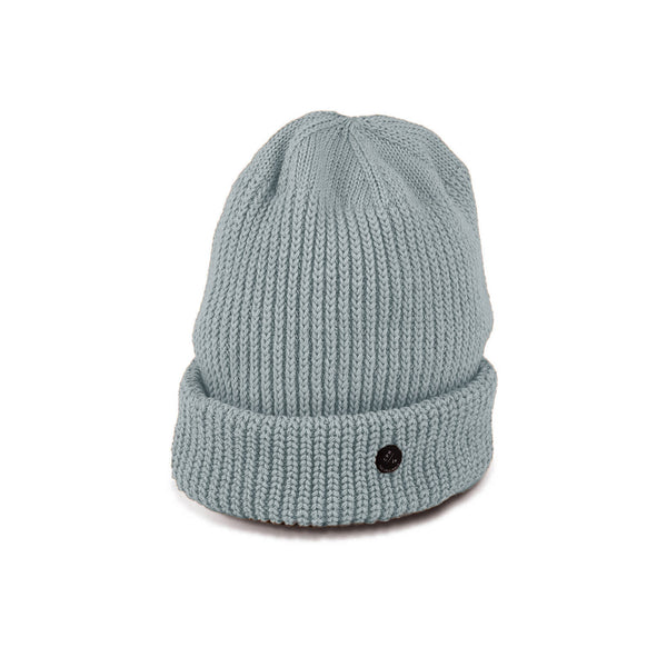 CUFF KNIT CAP / RIB KNIT / AQUA