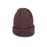 CUFF KNIT CAP / RIB KNIT / BROWN