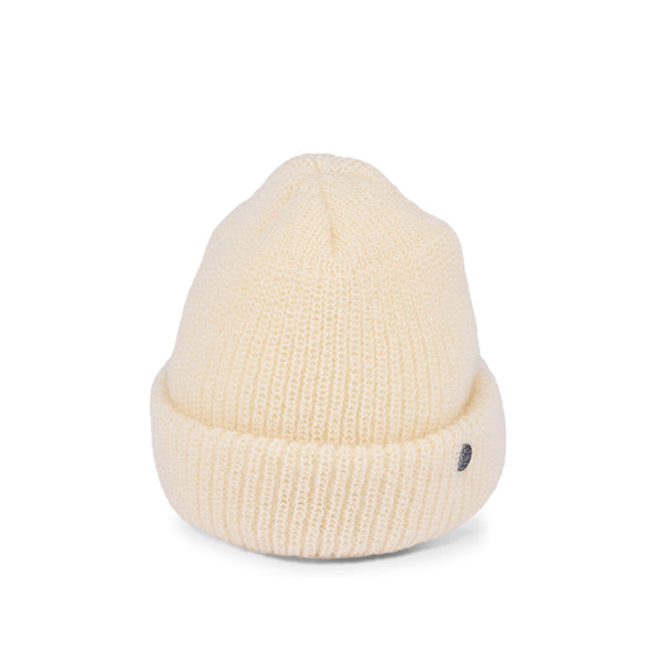 CUFF KNIT CAP / MOHAIR / IVORY