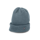 CUFF KNIT CAP / RIB KNIT / GRAY BLUE
