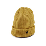 CUFF KNIT CAP / RIB KNIT / MUSTARD