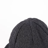 KNIT CAP / FLARED BRIM / BLACK
