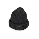 CUFF KNIT CAP / AMULET / BLACK