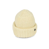 CUFF KNIT CAP / AMULET / CREAM