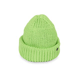 CUFF KNIT CAP / AMULET / LIME