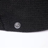 KNIT CAP / BRIMMED BEANIE / BLACK