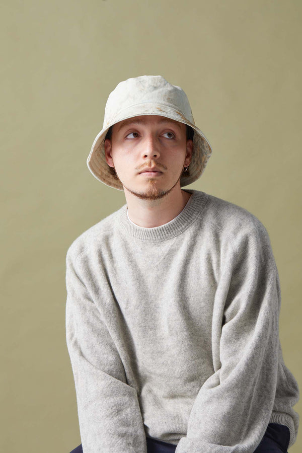 BUCKET HAT / DYED CODE / IVORY