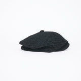 HAND KNITTING / CASQUETTE / BLACK