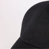 DEEP 6 PANEL CAP / STRAW YARN THERMO / BLACK
