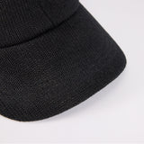 DEEP 6 PANEL CAP / STRAW YARN THERMO / BLACK