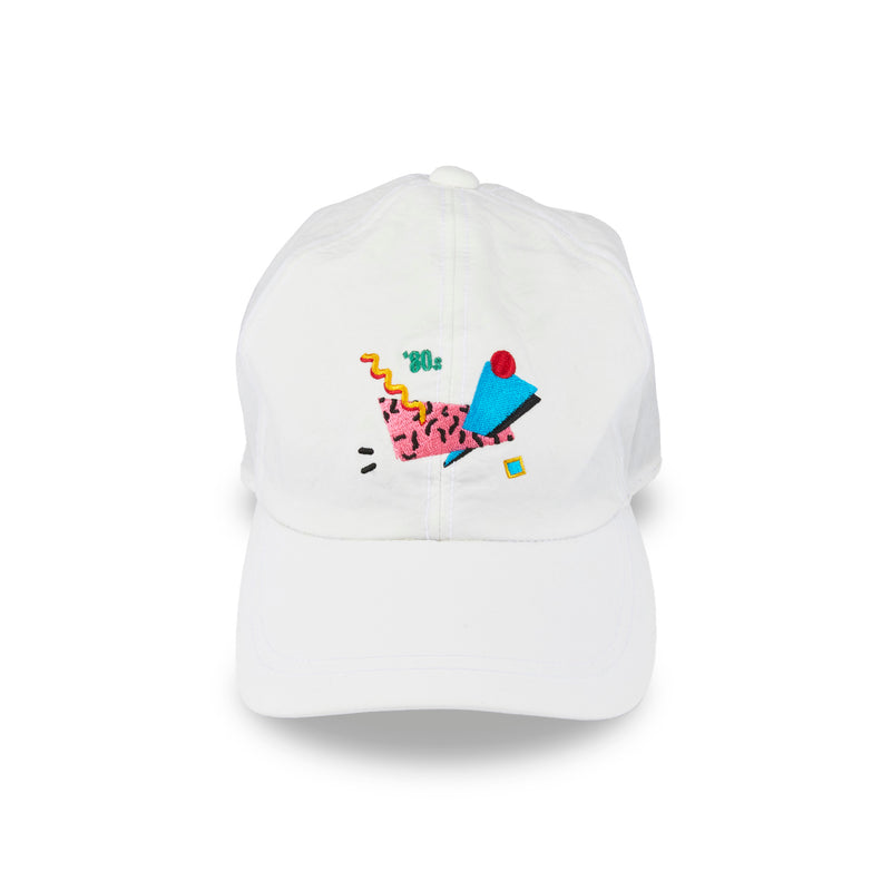 WHOPOP / 6 PANEL CAP / 80S / WHITE