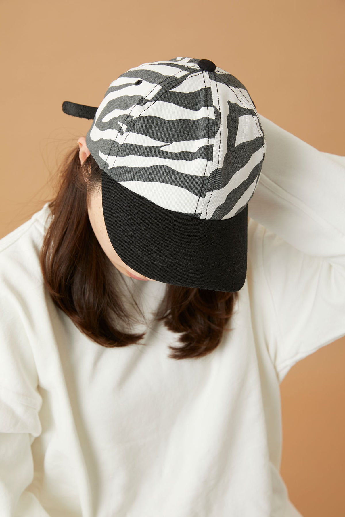 キャップ | 帽子通販｜CPH(シーピーエイチ）6 PANEL CAP / 2 TONE / ZEBRA – cphweb