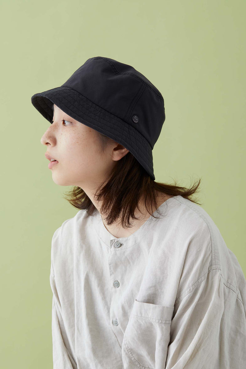 BUCKET HAT / MATT POLY / BLACK