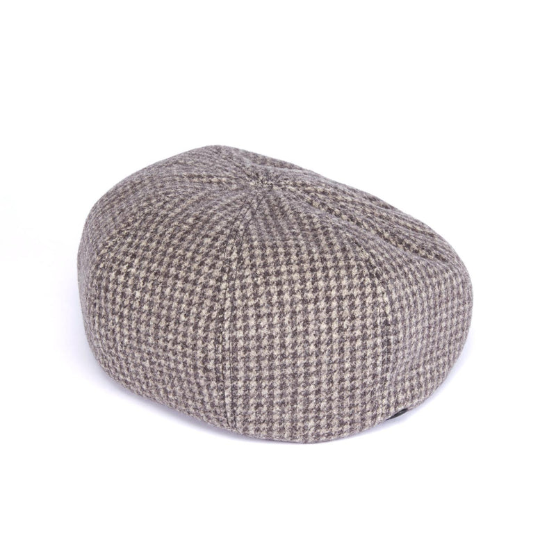 BERET / 8 PANEL WOOLLET / BROWN CHECK